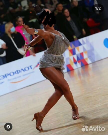 Платье для бальных танцев латина ю2-взрослые