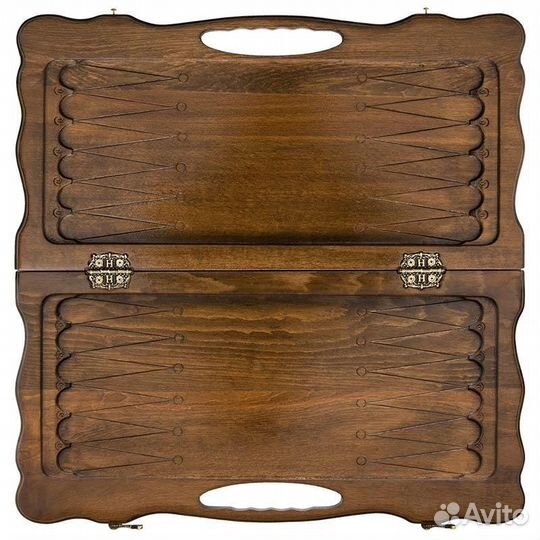 Нарды и шашки резные Лошадка 61 х 64 см бук Армения 62682