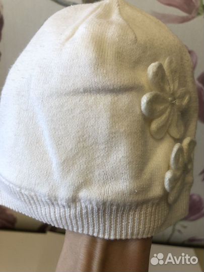 Шапка детская для девочки 6 месяцев