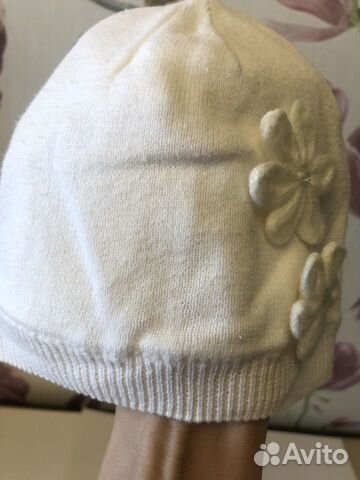 Шапка детская для девочки 6 месяцев