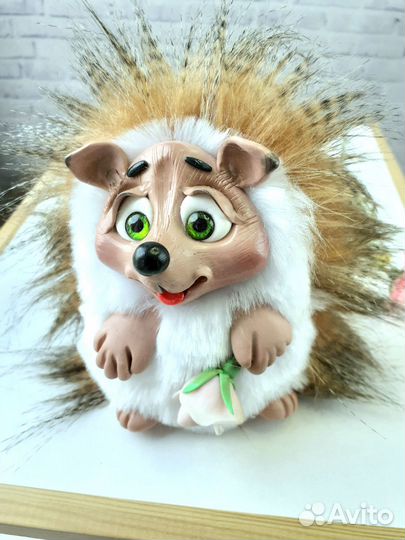 Игрушка ручной работы Ёжик