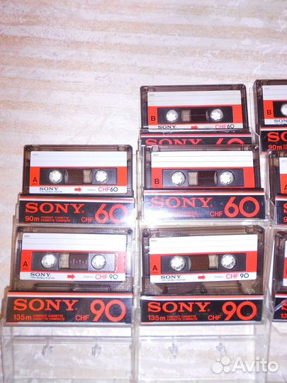 Аудиокассета sony CHF 60 sony CHF 90