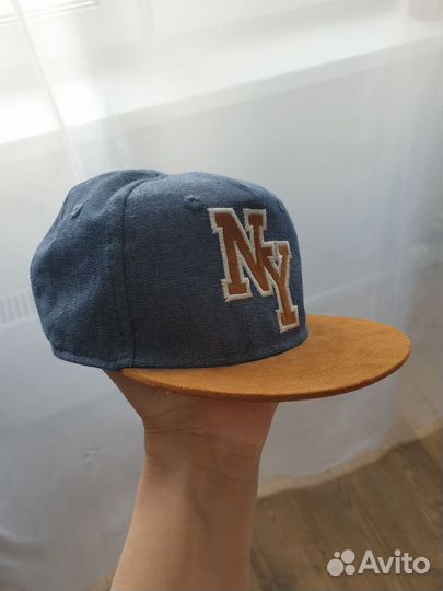 Кепка бейсболка детская H&M 68 джинсовая 4-6 месяц