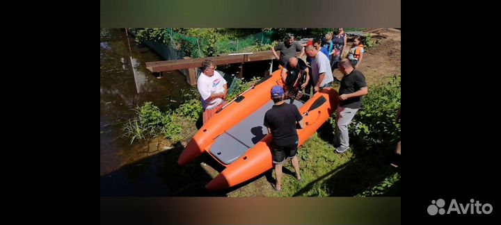 Надувной катамаран