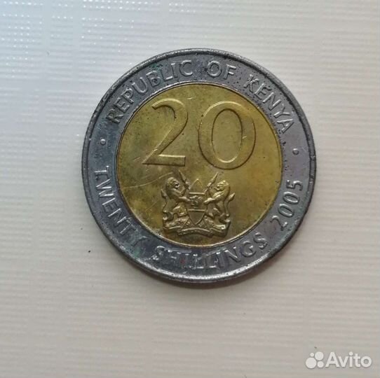 20 шилингов Кения