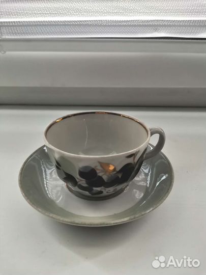 Чайный кофейный сервиз на 6 персон СССР Пролетарий