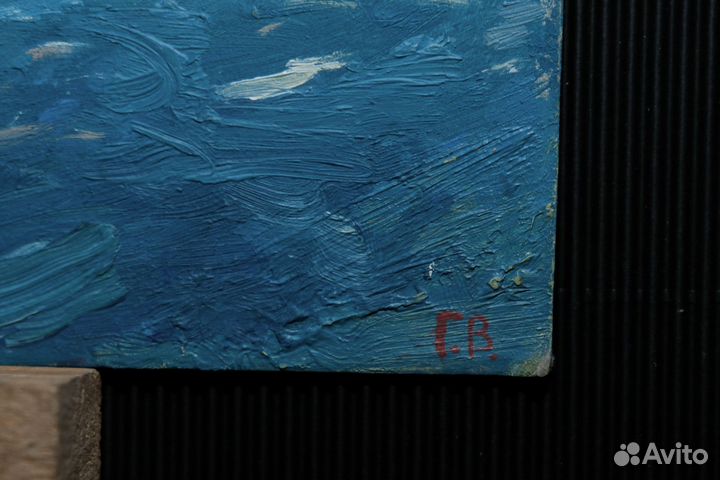 Морской этюд маслом