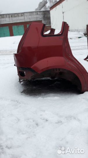 Четверть правая задняя Ford Fiesta mk 5