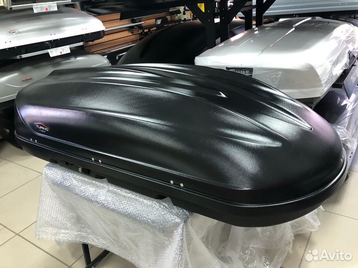 Бокс багажник на крышу Turino 1 черный