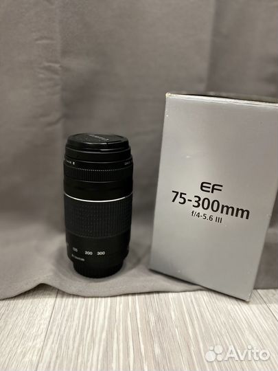 Объектив canon ef 75 300mm