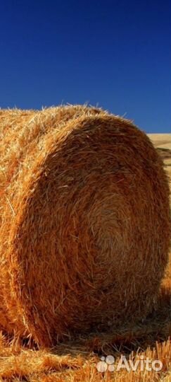 Солома в рулонах
