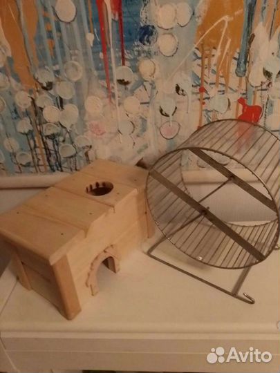 Колесо домик для хомяка