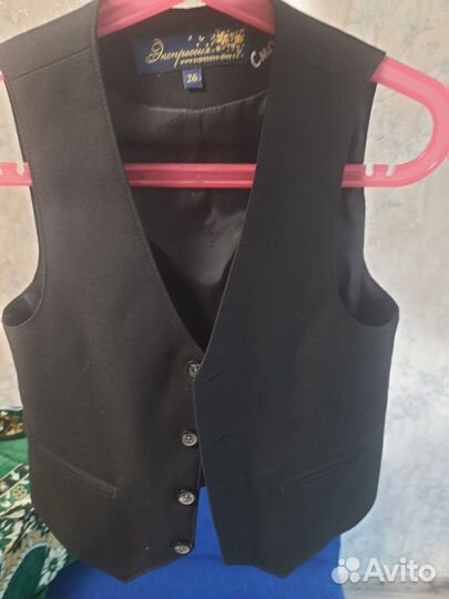 Школьный костюм для мальчика 122-128 черный