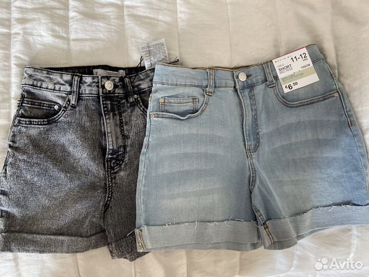 Новые шорты щдля девочки primark 2 штуки