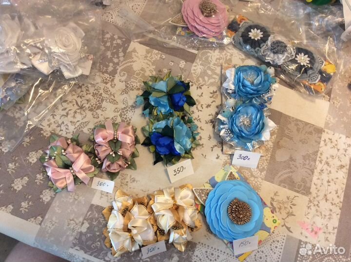 Бантики ручной работы в наличии