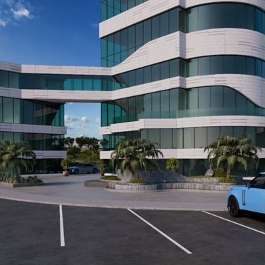 Здание с перспективой