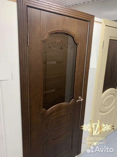 Дверь межкомнатная Муза каштан