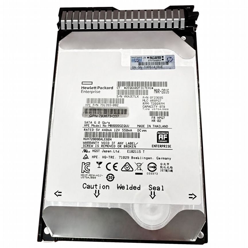 [0F23695] Жесткий Диск Hpe Mb8000gequu 8tb Sata3 3,5" 0f23695