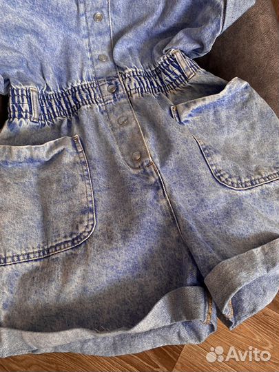 Комбинезон джинсовый женский