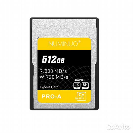 Карта памяти numinuo-PRO 512G CFexpress Type A