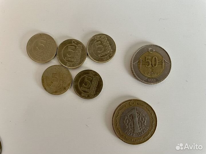 Монеты (Сербия, Турция, Украина, Чехия, Израиль, Г