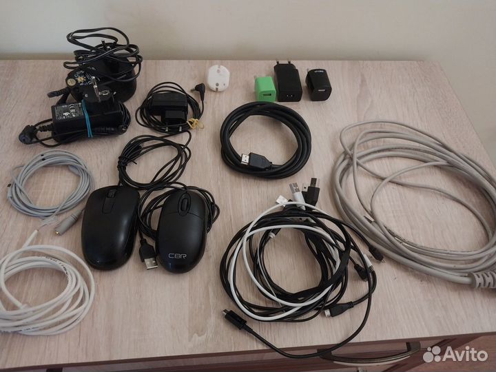 Сетевые шнуры, адаптеры, USB порты для комп