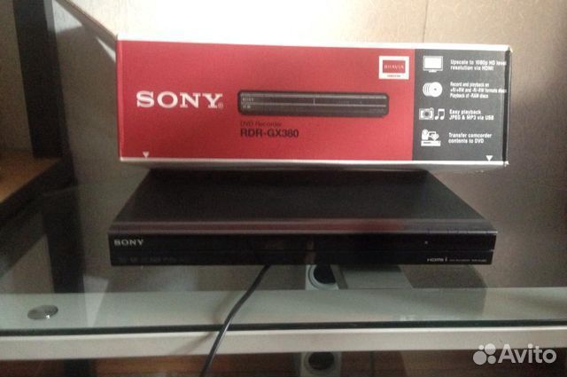 DVD плеер пишущий sony 380 тюнер тв