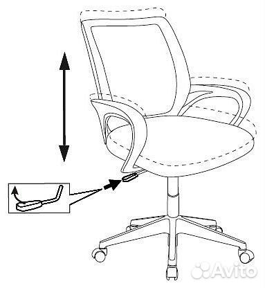Кресло компьютерное детское KD-W4