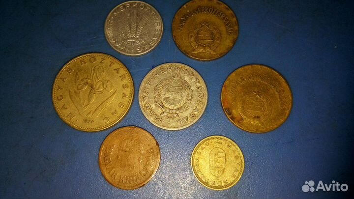 Монеты венгрия 7 штук