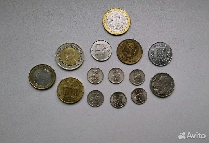 Монеты разные