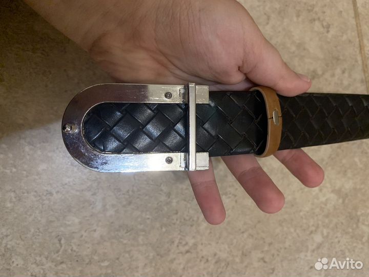 Мужской кожаный ремень
