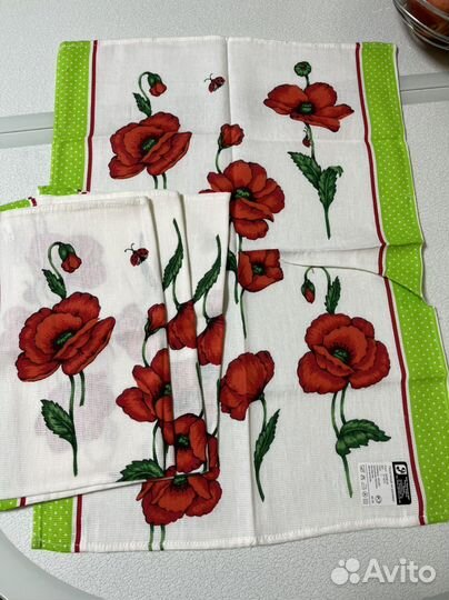 Кухонное полотенце новое (вафельное)