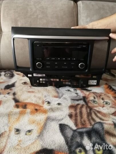 Магнитола на mitsubishi lancer 10