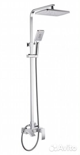 Душевая система Grocenberg GB7007 Белый хром