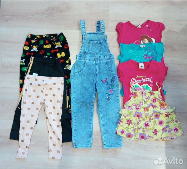 Пакет вещей на девочку размер 98-104