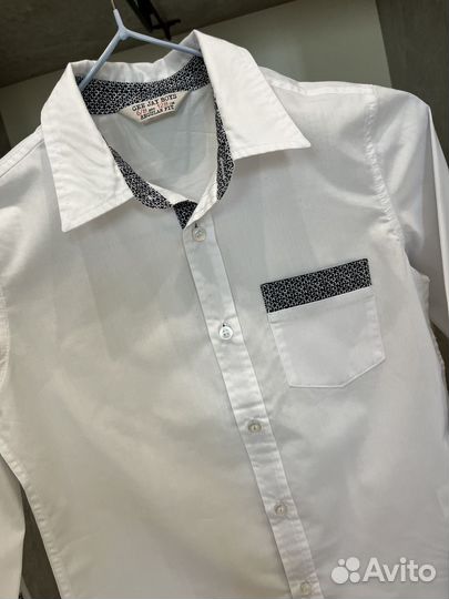 Рубашка школьная 128 см на мальчика