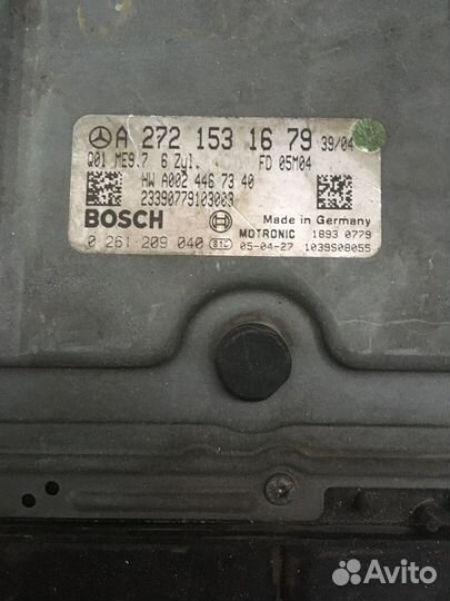 Блок управления двс Mercedes Mercedes E-Class W211