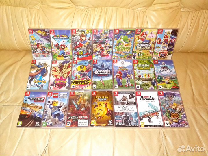 Лицензионные игры для Nintendo Switch