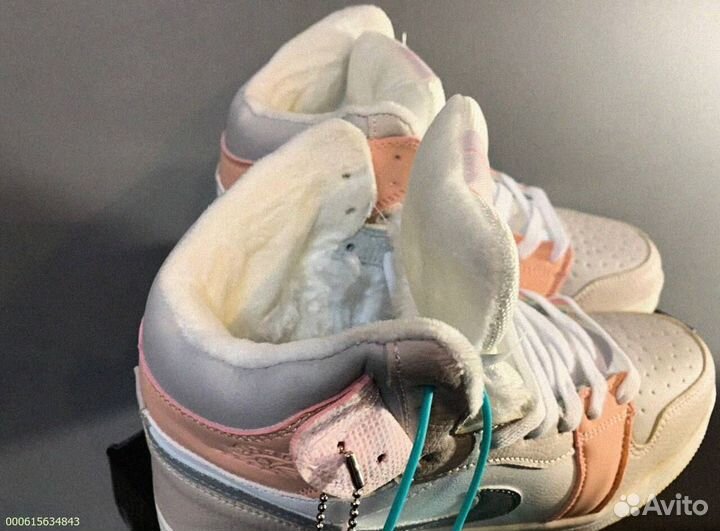 Кроссовки Nike Air Jordan тёплые (Арт.17065)