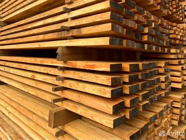 Надежная доска из лиственницы 40х150х6000мм, обрез