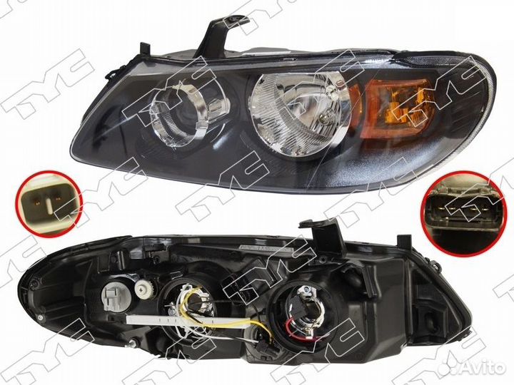 Фара левая nissan almera 03-06 LH