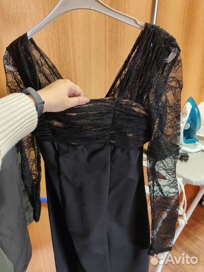 Платье женское 42 44 вечернее черное Climona