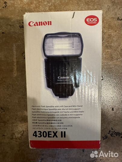 Вспышка камеры Canon speedlite 430 EX