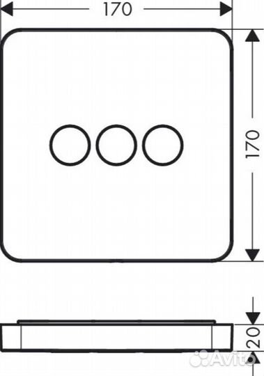 Переключатель потоков Axor 36773000