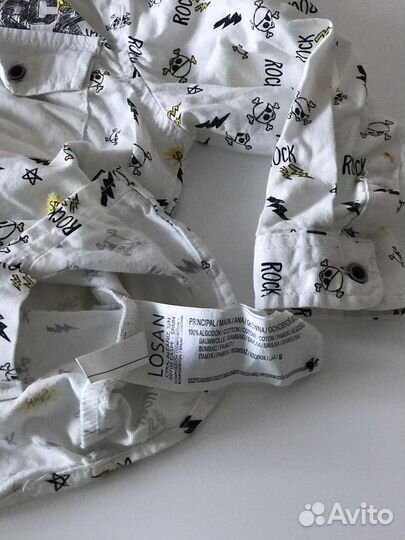 Рубашка новая 18-24/92 для мальчика