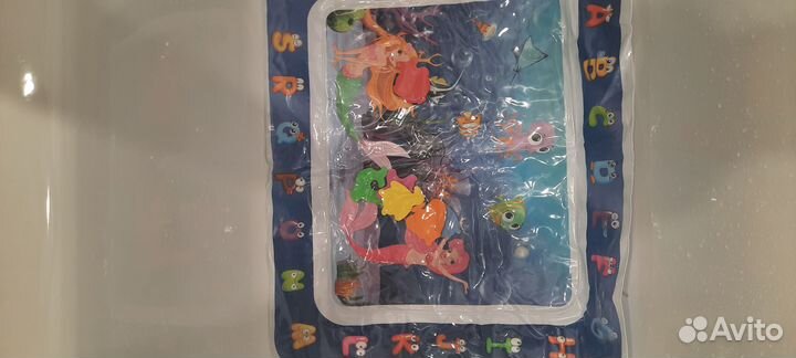 Детский коврик водный для ванной