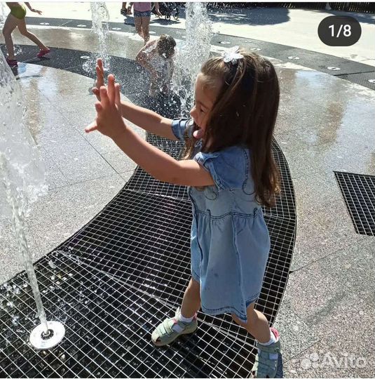 Джинсовое платье 98р