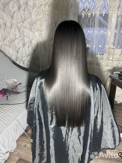 Кератиновое выпрямление