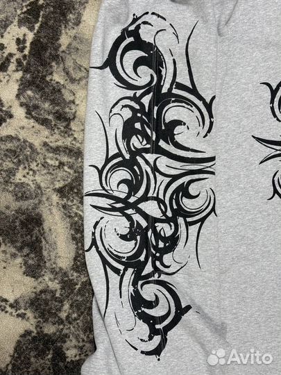 Спортивки Jaded London Grey Tattoo Tribal Monster