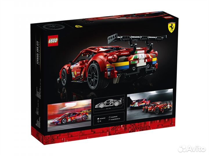 Lego Technic 42125 – Феррари 488 GTE